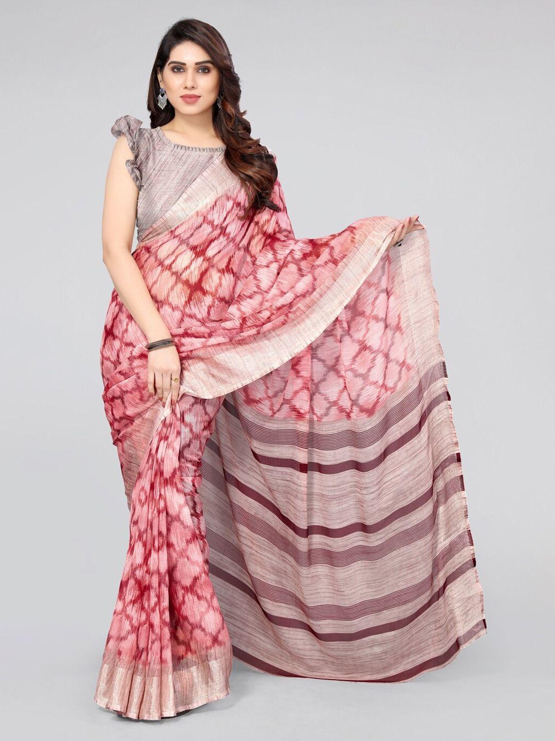 kalini printed chiffon saree