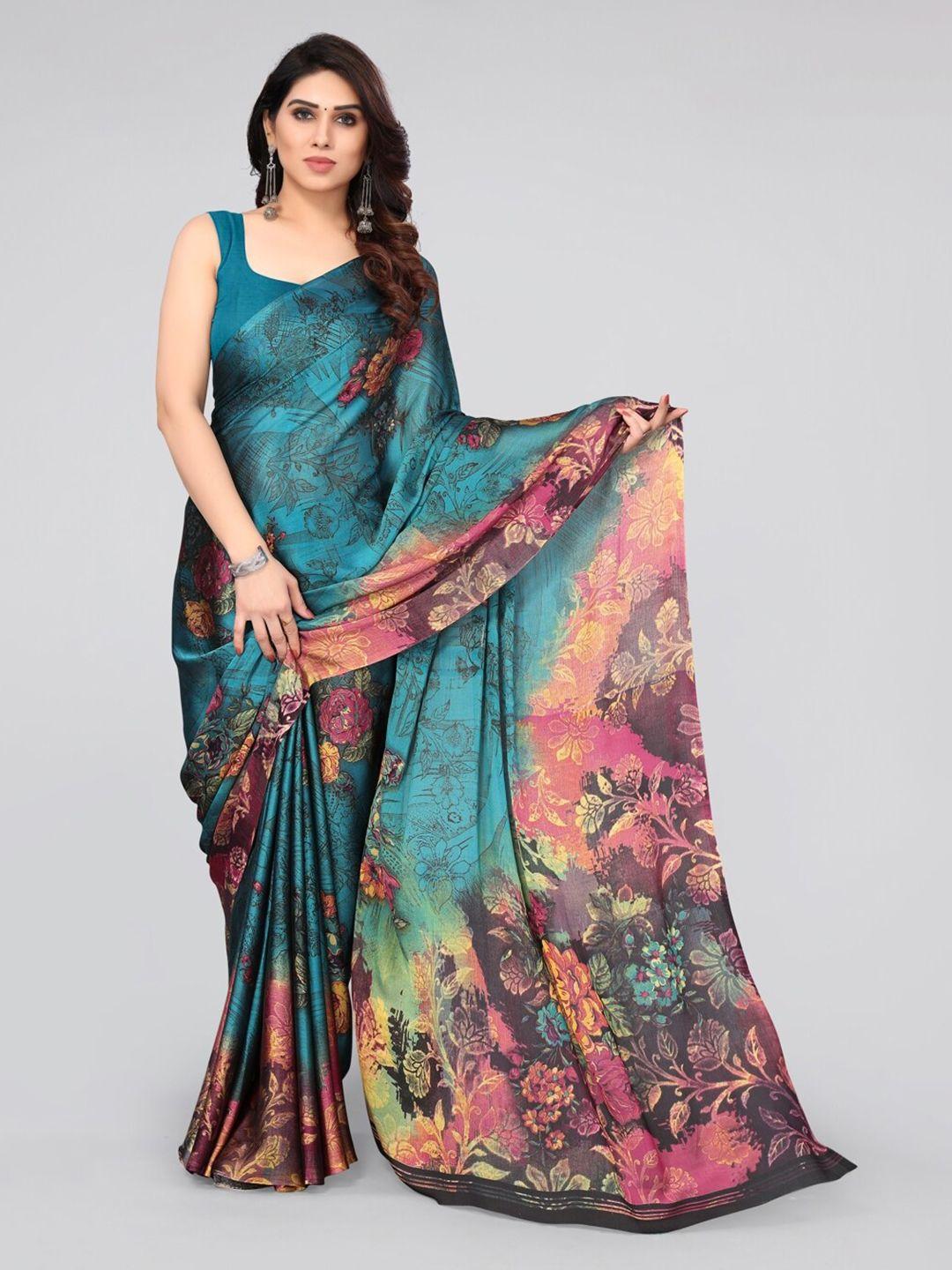 kalini printed floral saree