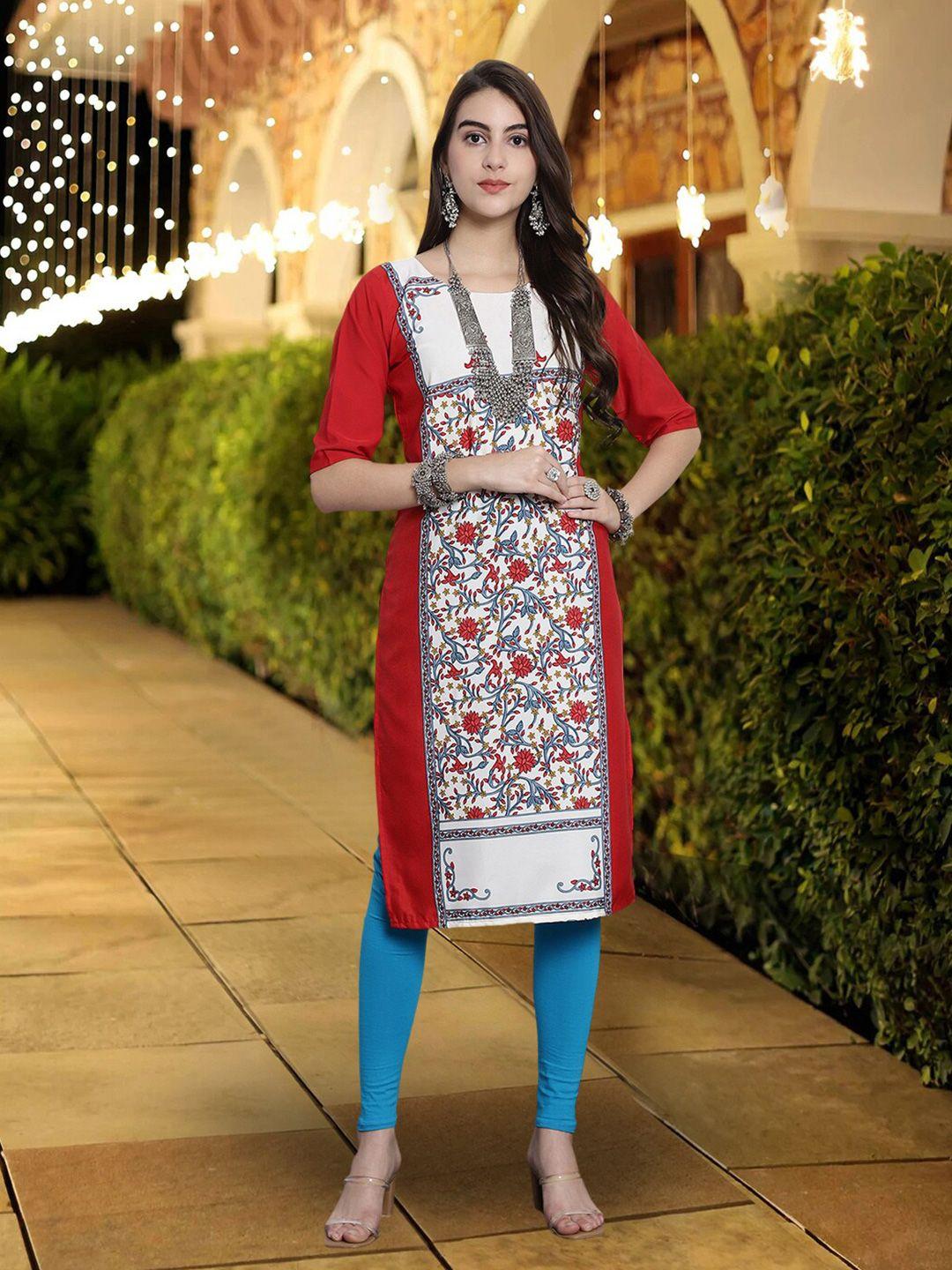 kalini printed straight kurta