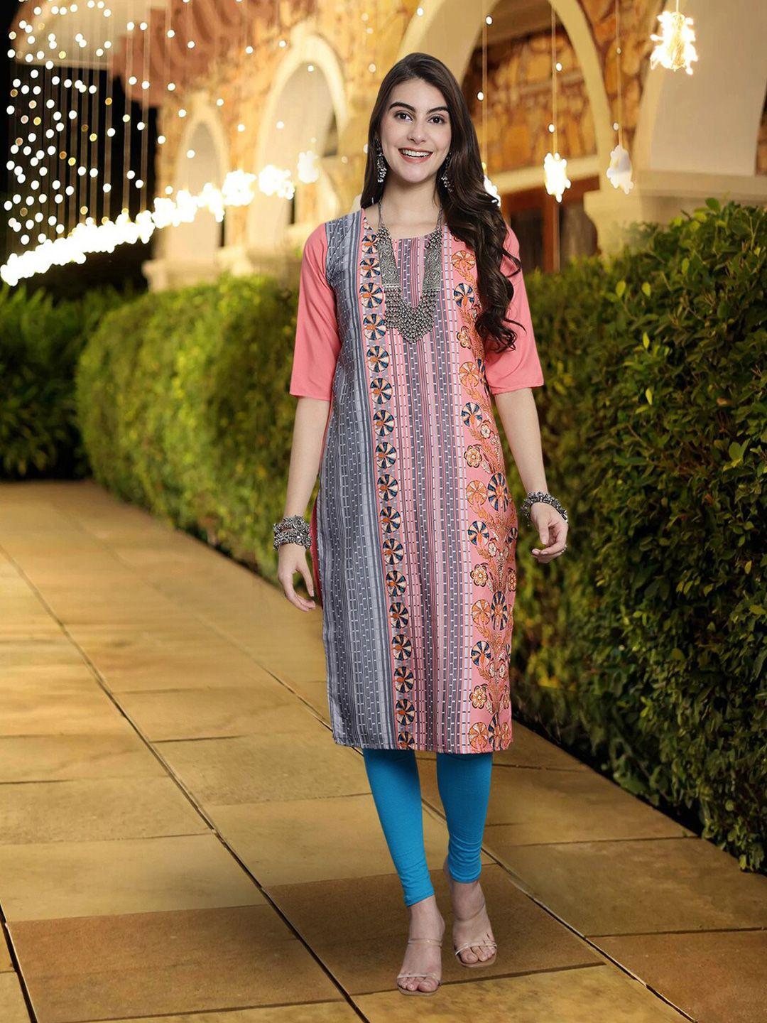 kalini printed straight kurta