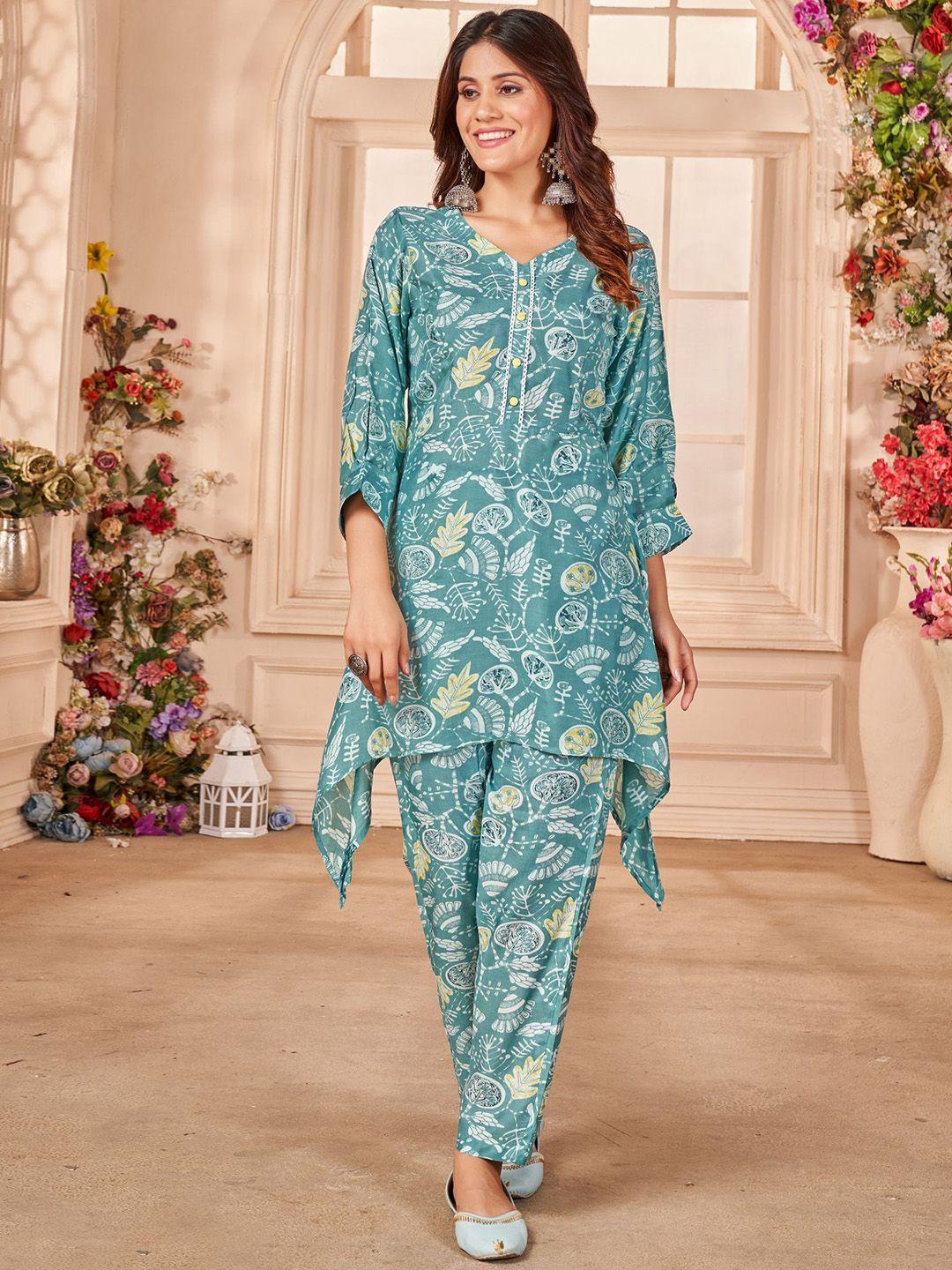 kalini printed top & trousers co-ords set