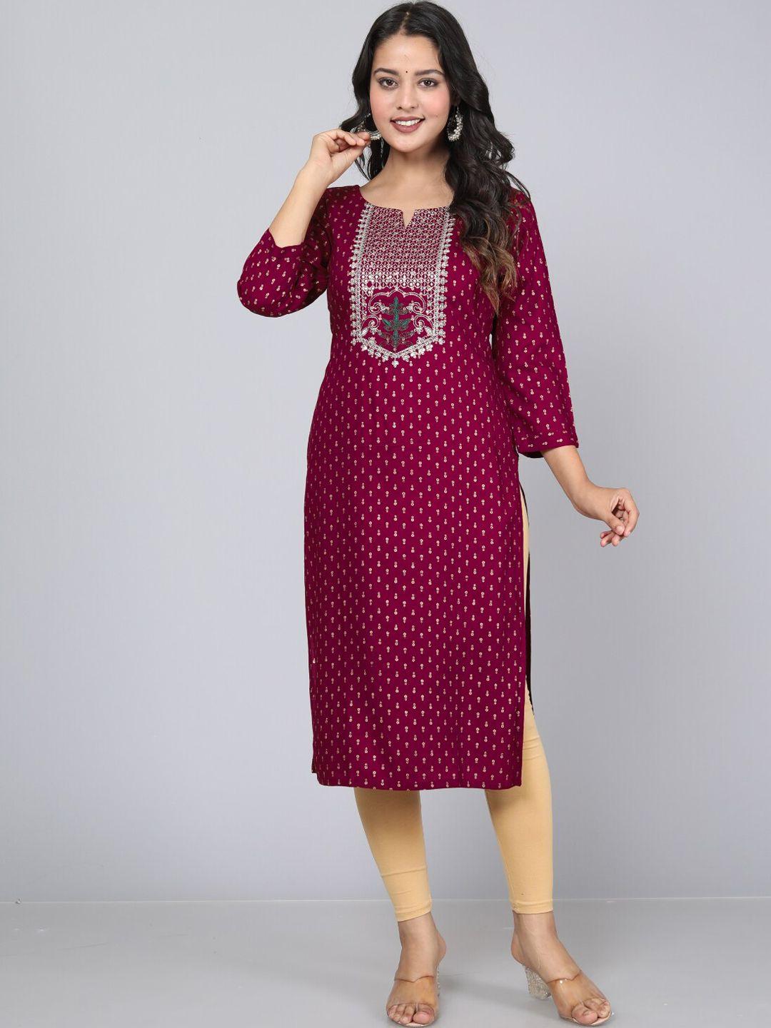 kalini sequinned embellished straight kurta