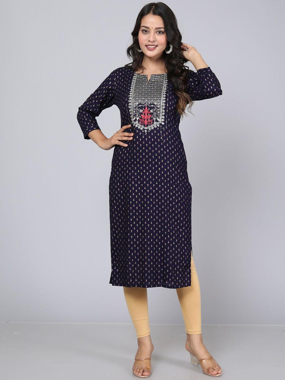 kalini sequinned embellished straight kurta