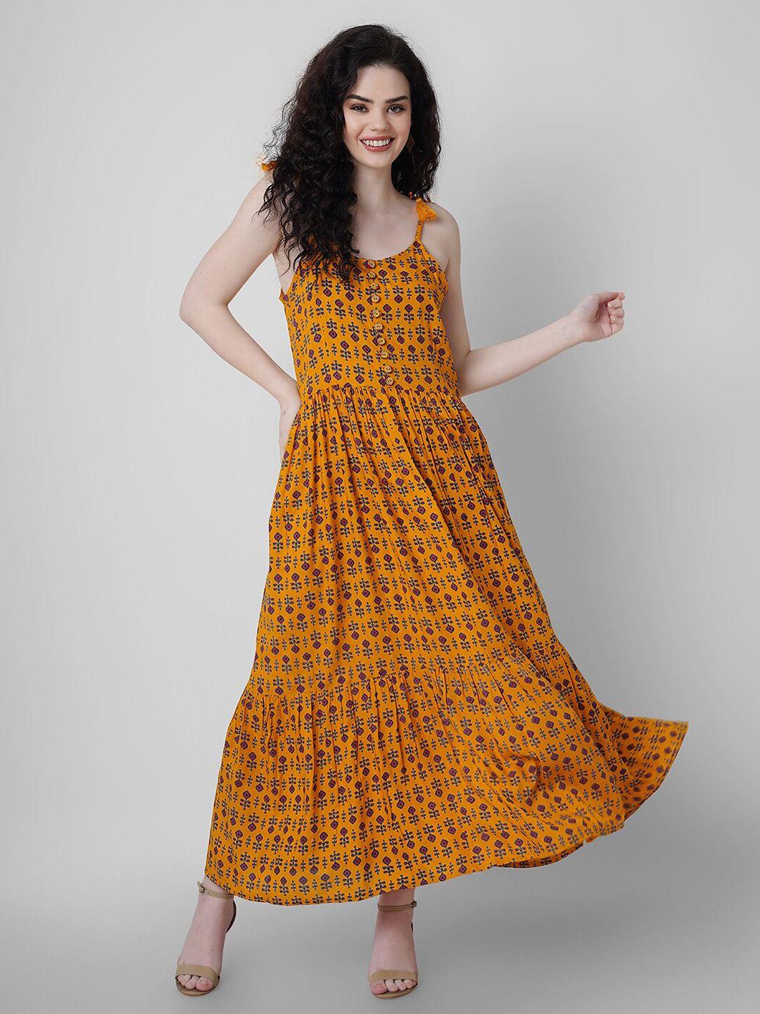 kalini shoulder straps floral print maxi dress