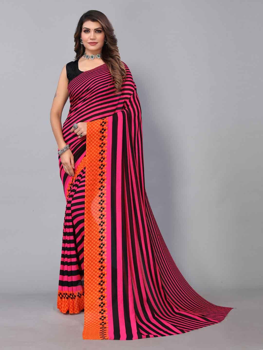 kalini striped saree