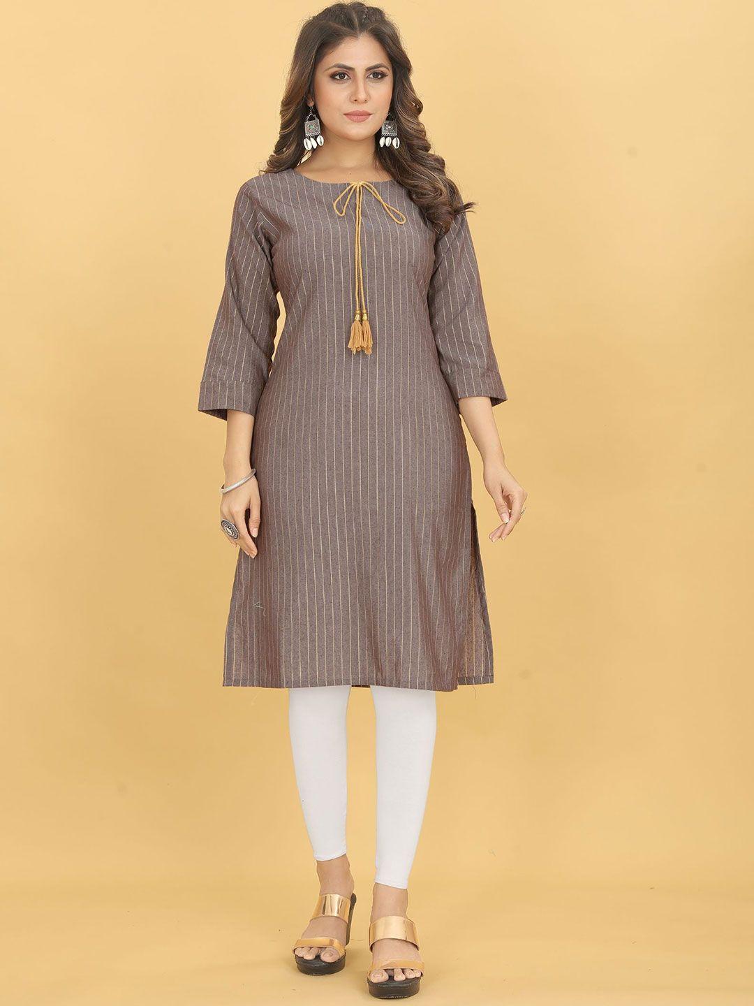 kalini striped straight kurta