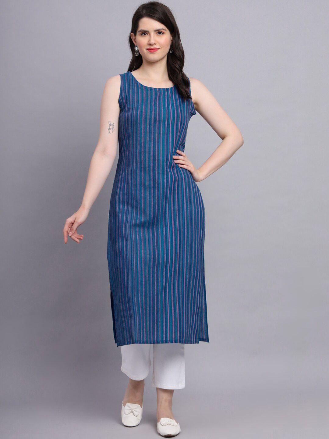 kalini striped straight kurta