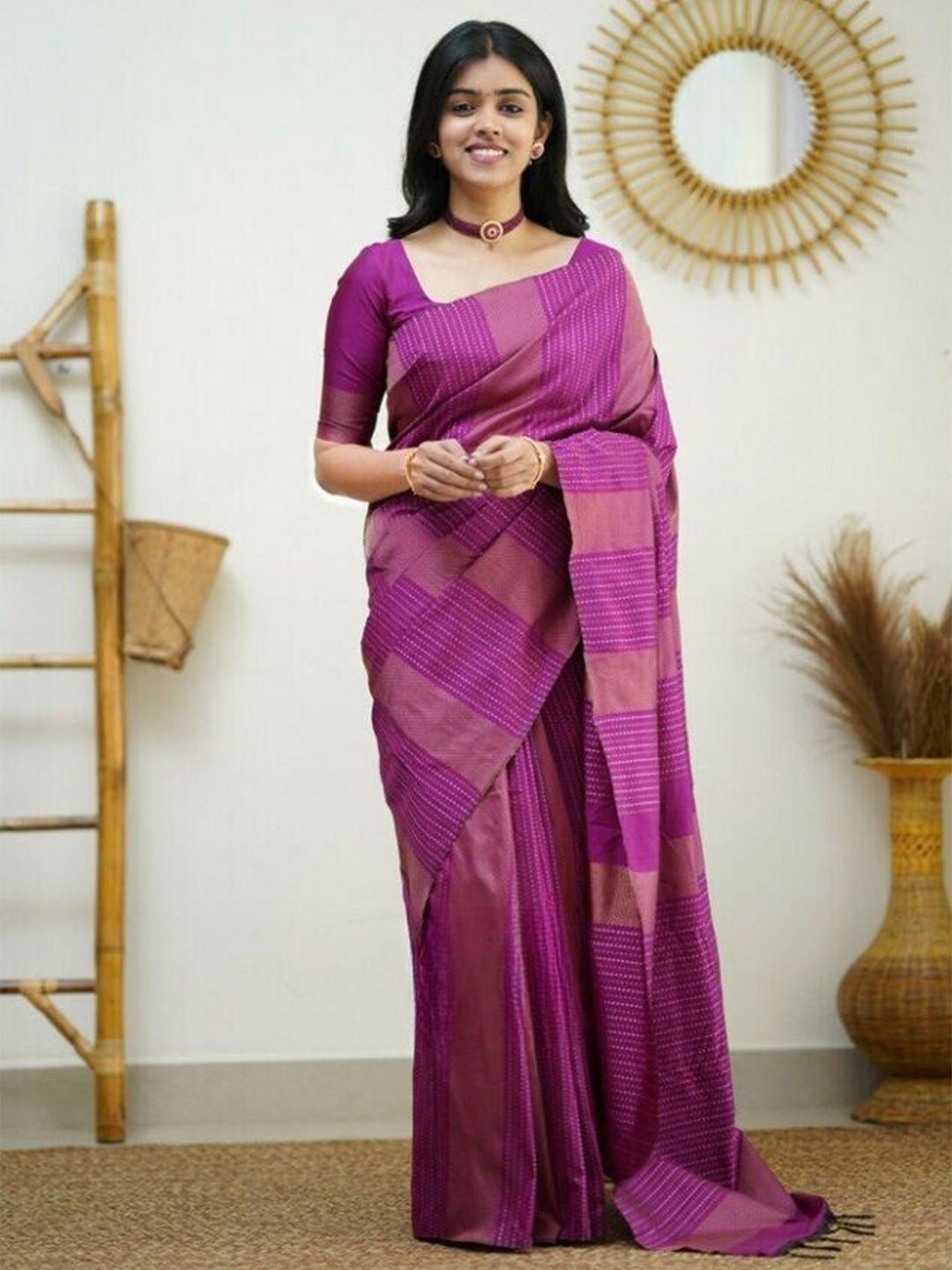 kalini striped zari art silk saree