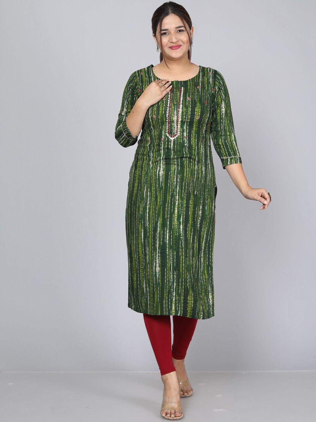 kalini vertical striped straight kurta