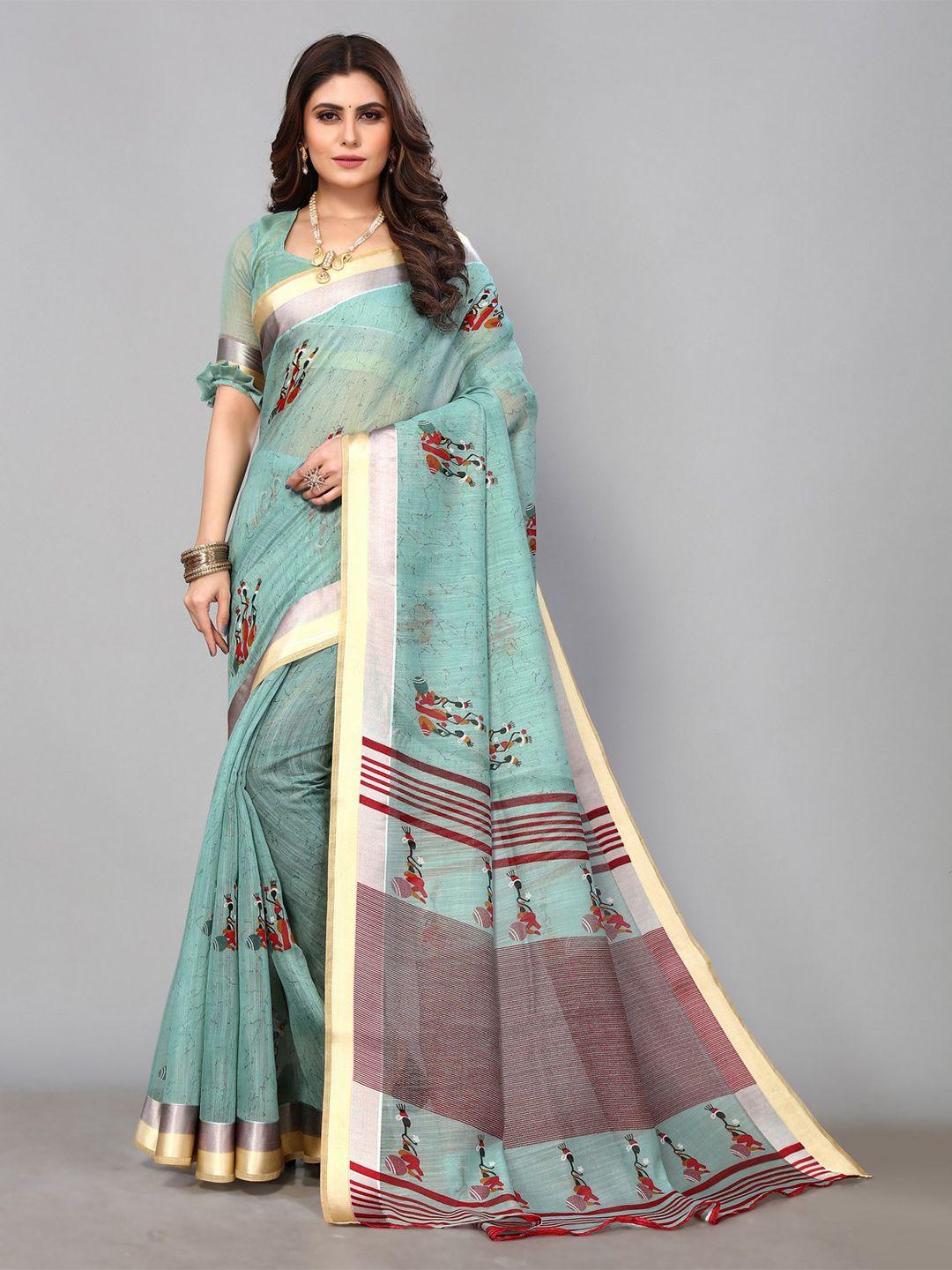 kalini warli printed saree