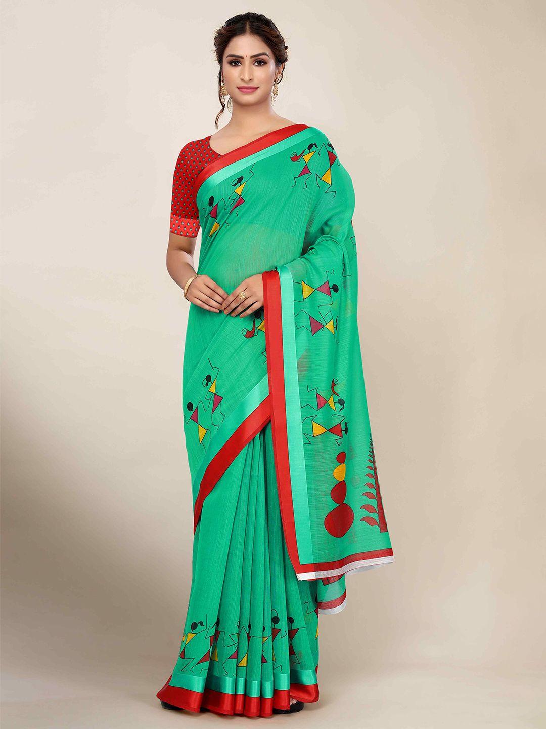 kalini warli printed saree