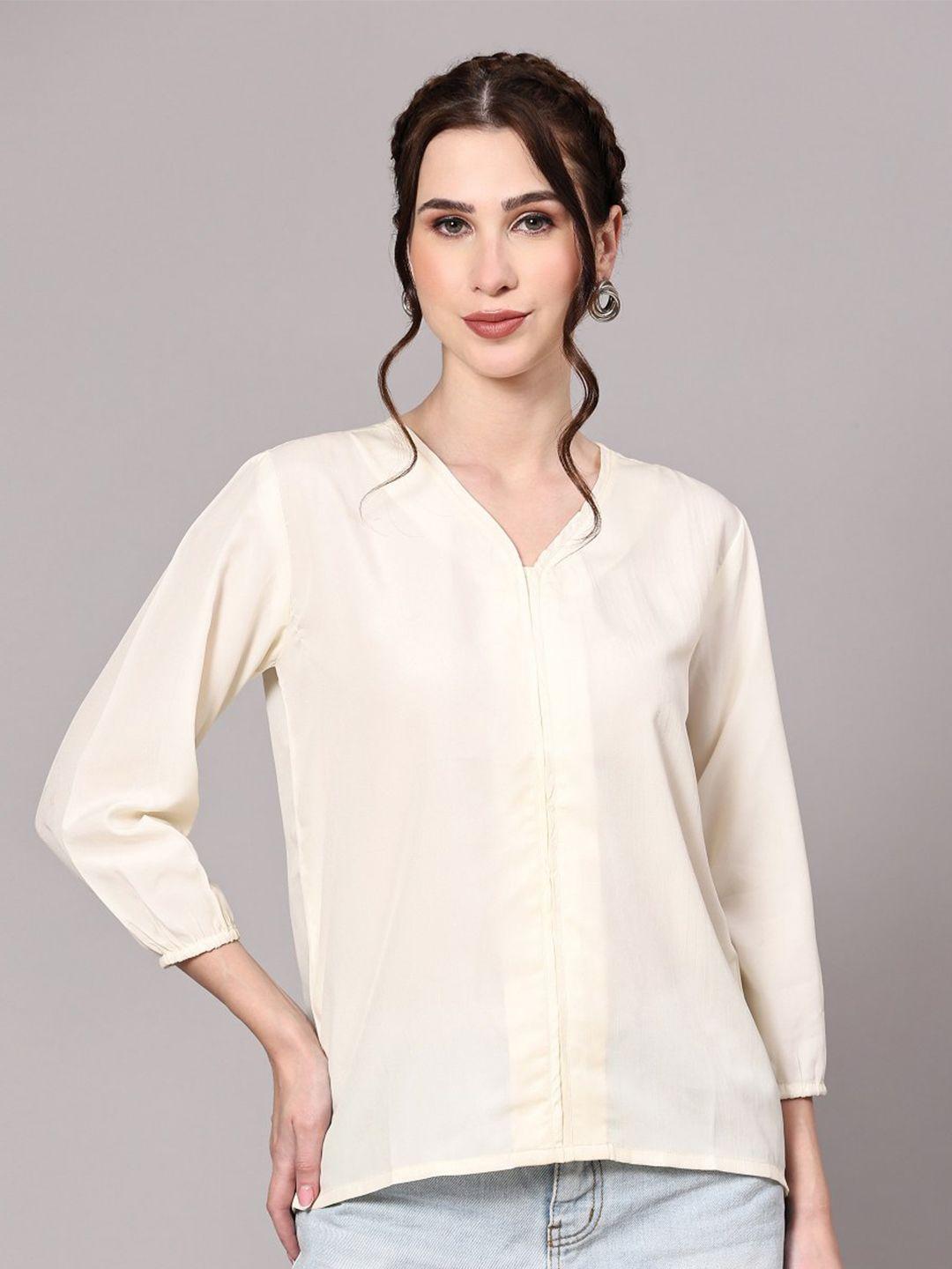 kalini white shirt style top
