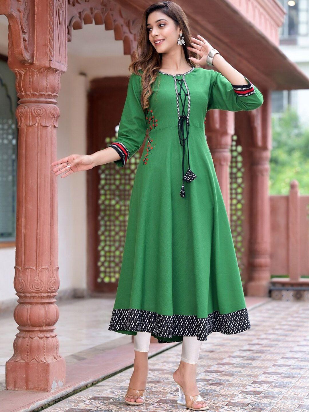 kalini women ethnic motifs keyhole neck kurta