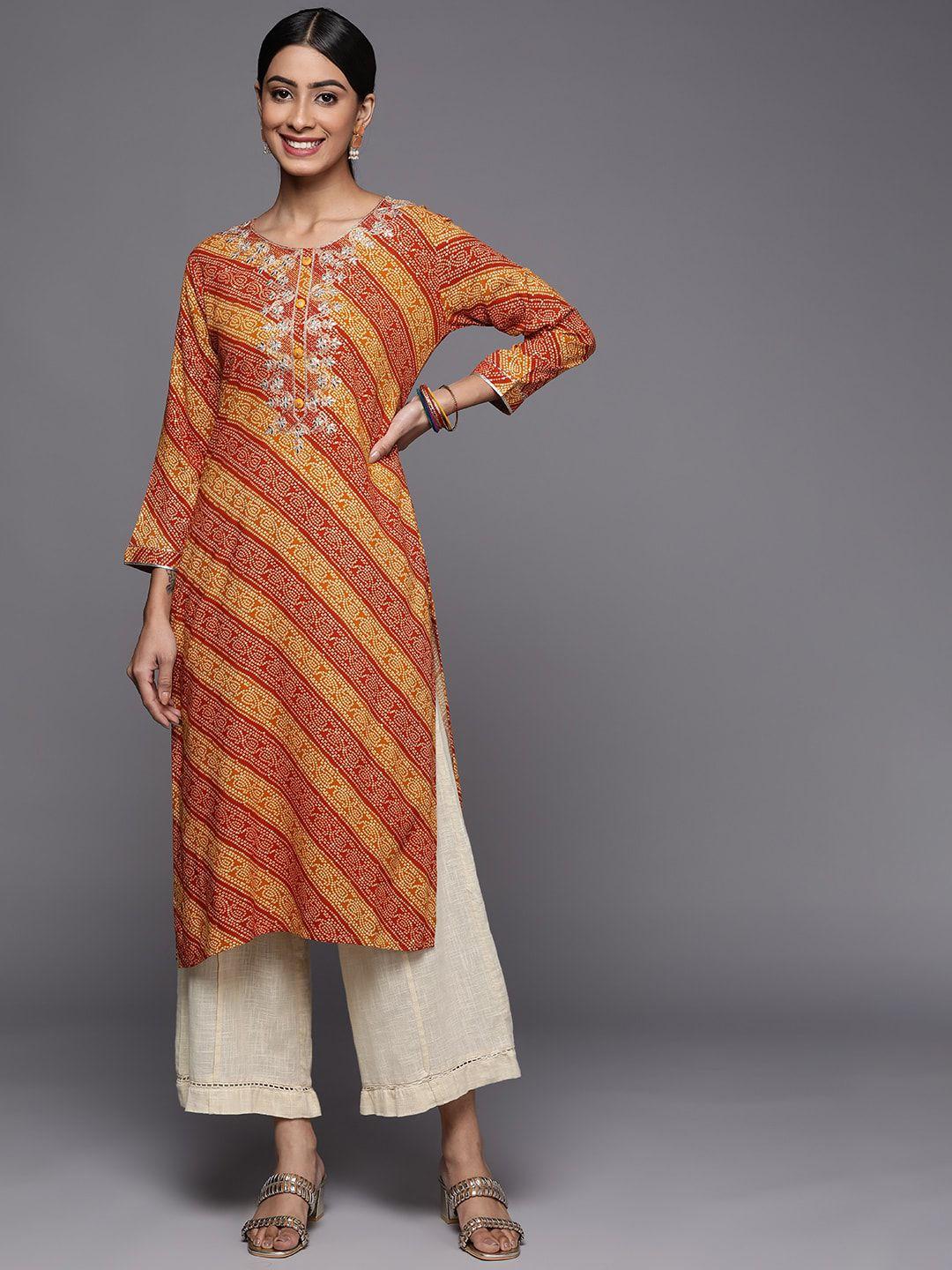 kalini women geometric printed kurta