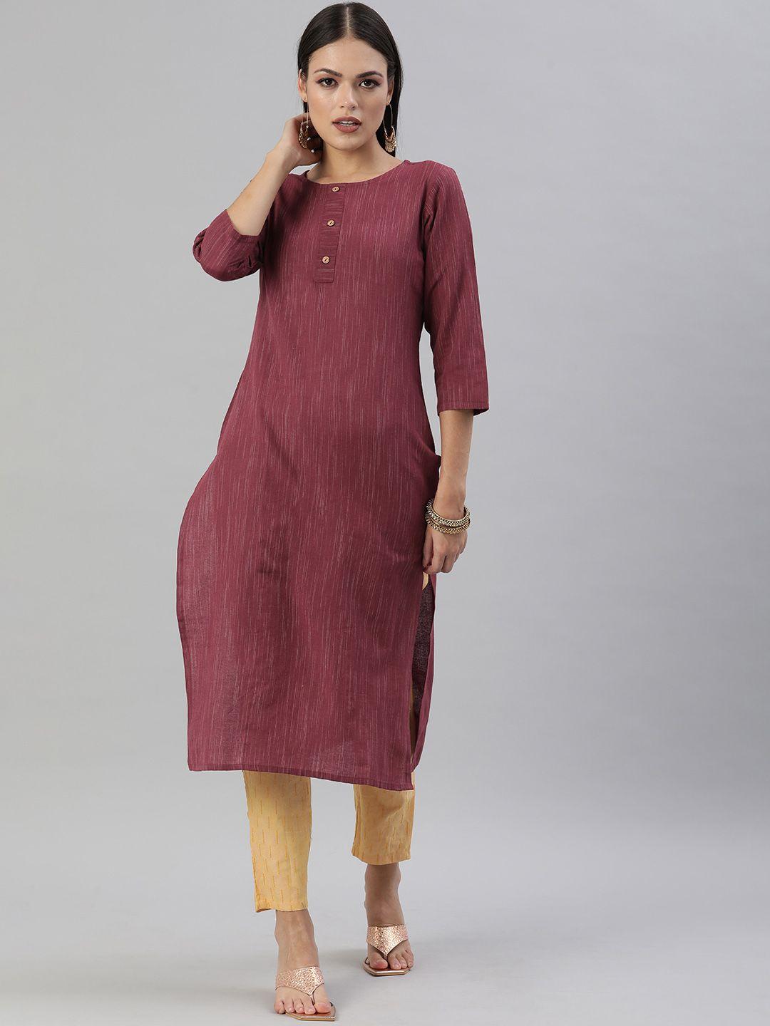 kalini women maroon kurta