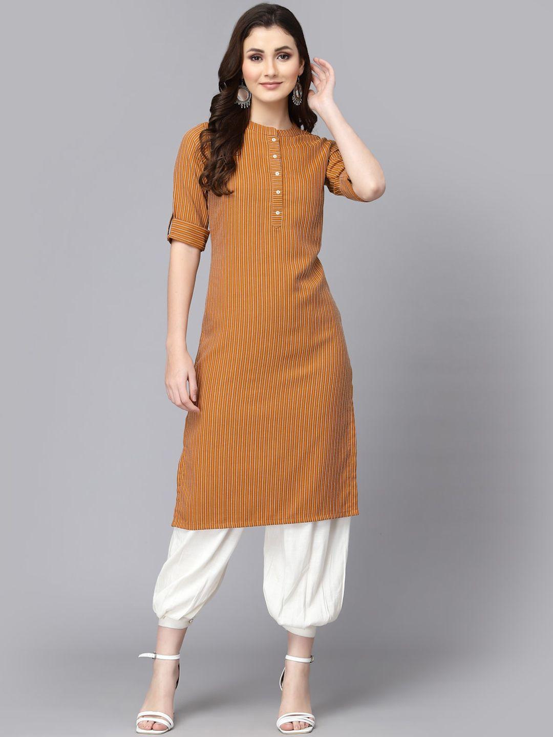 kalini women mustard yellow kurta