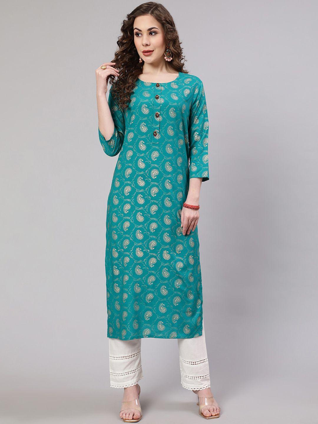 kalini women paisley printed kurta