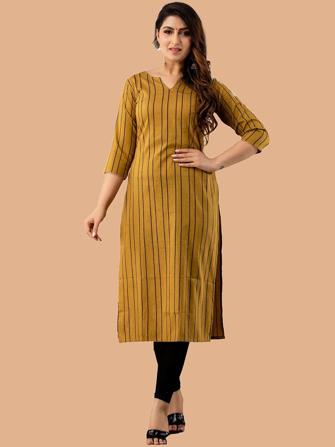 kalini women striped handloom kurta