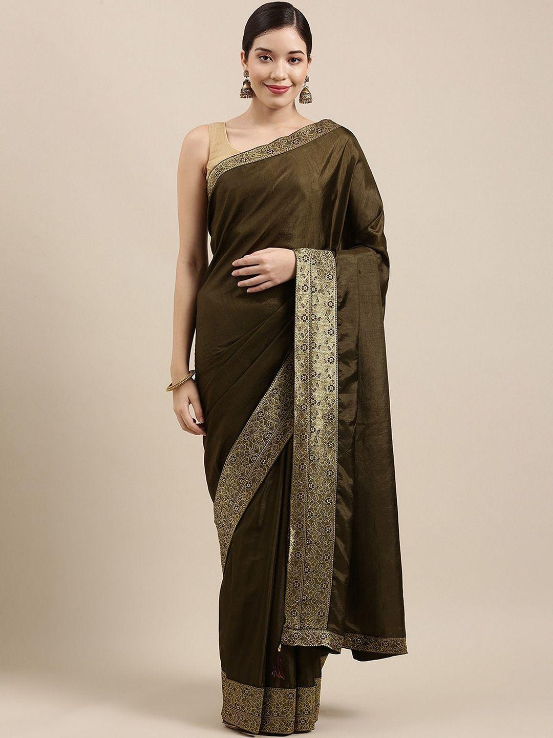 kalini woven design border pure silk saree