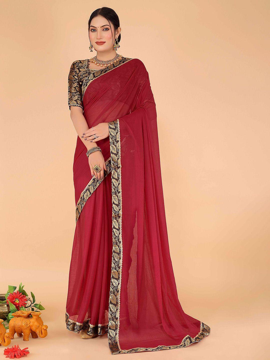 kalini woven design border zari art silk saree