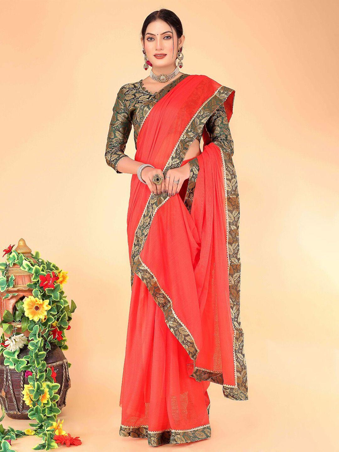 kalini woven design gotta patti border art silk saree