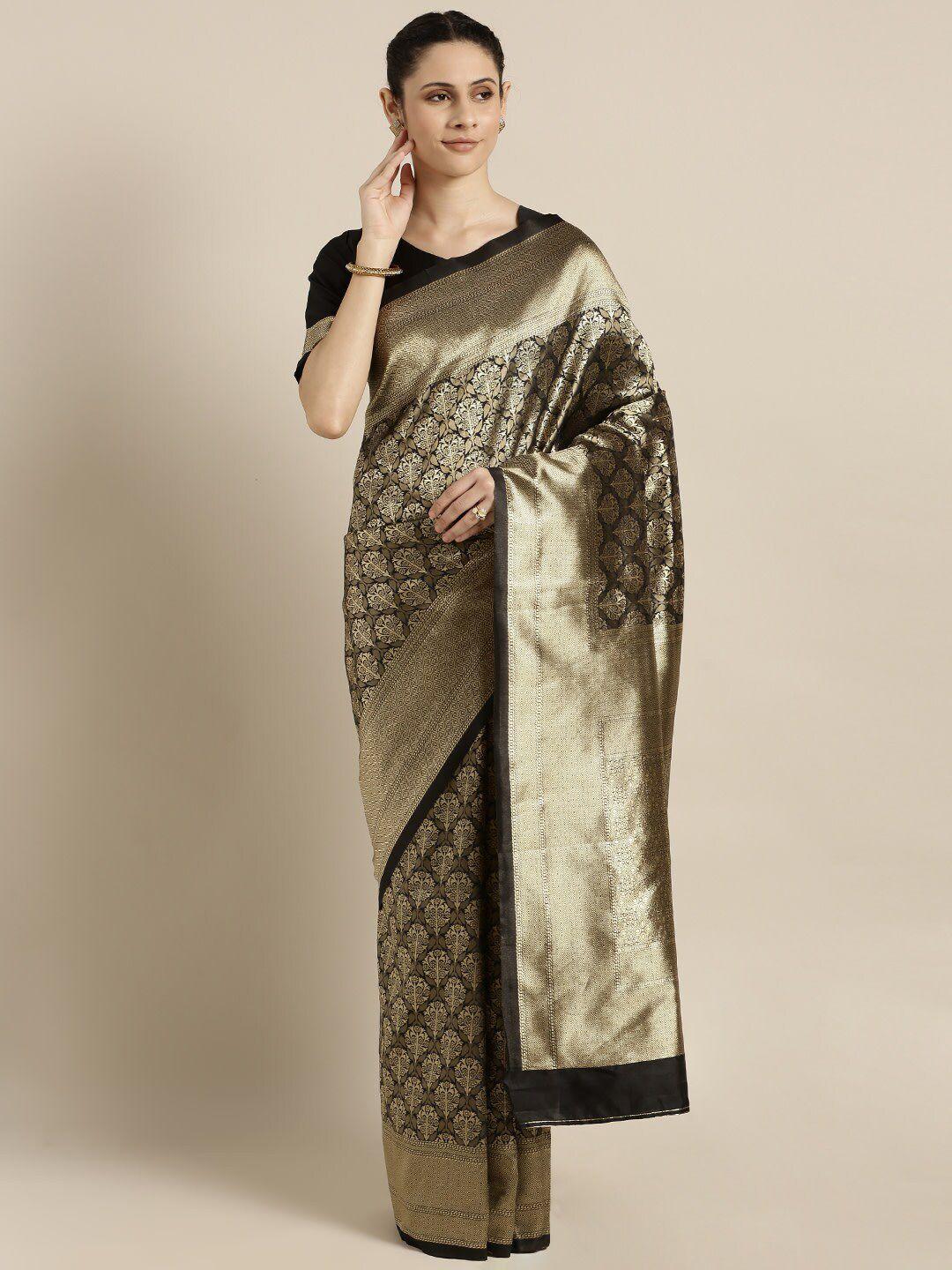 kalini woven design zari silk blend saree