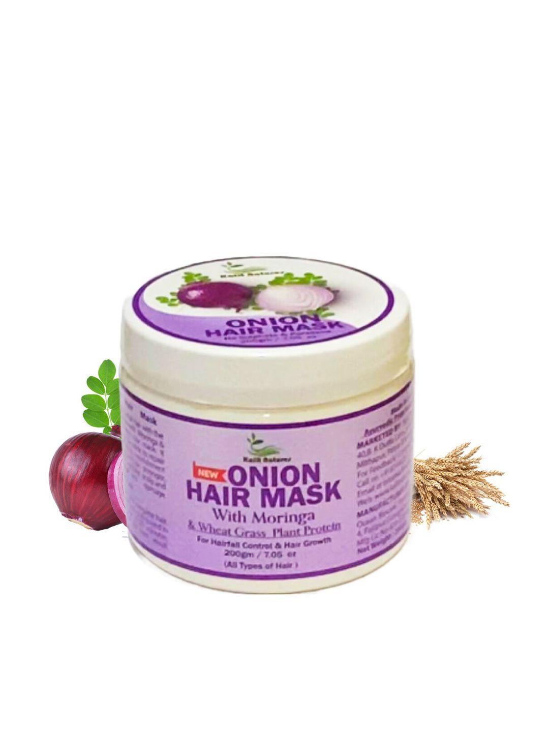 kalit natures onion hair mask with moringa & wheat grass - 200 gm each