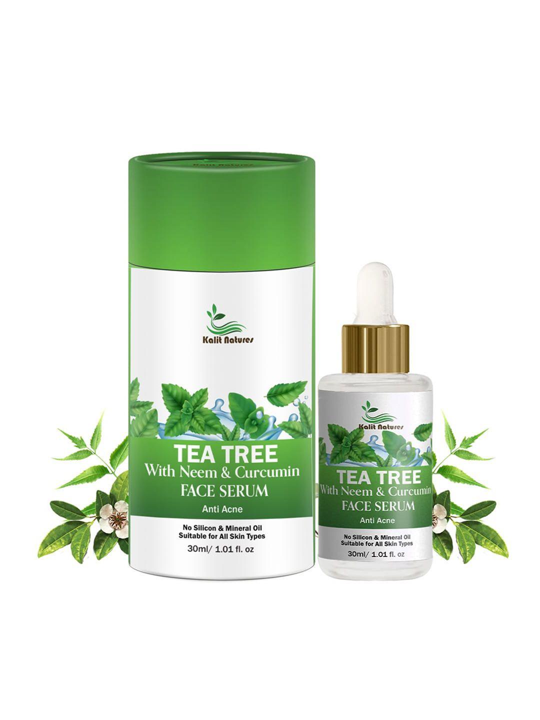 kalit natures tea tree with neem & curcumin face serum 30ml