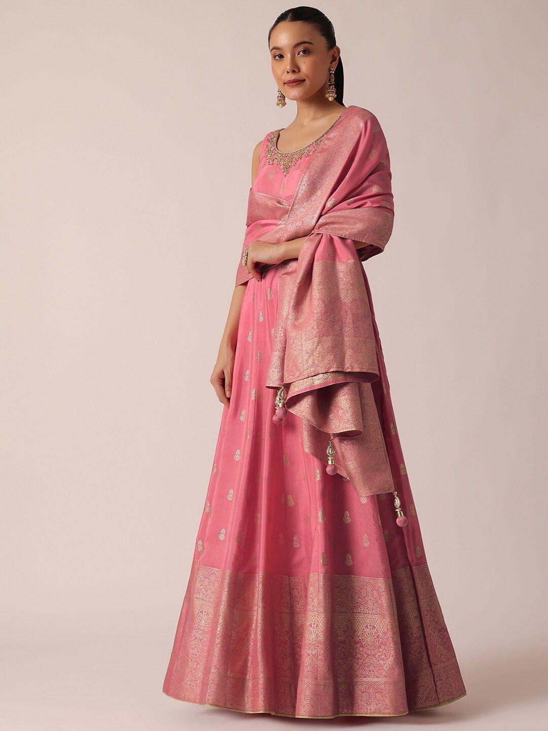 kalki-fashion-ethnic-motifs-printed-ethnic-dress-with-dupatta
