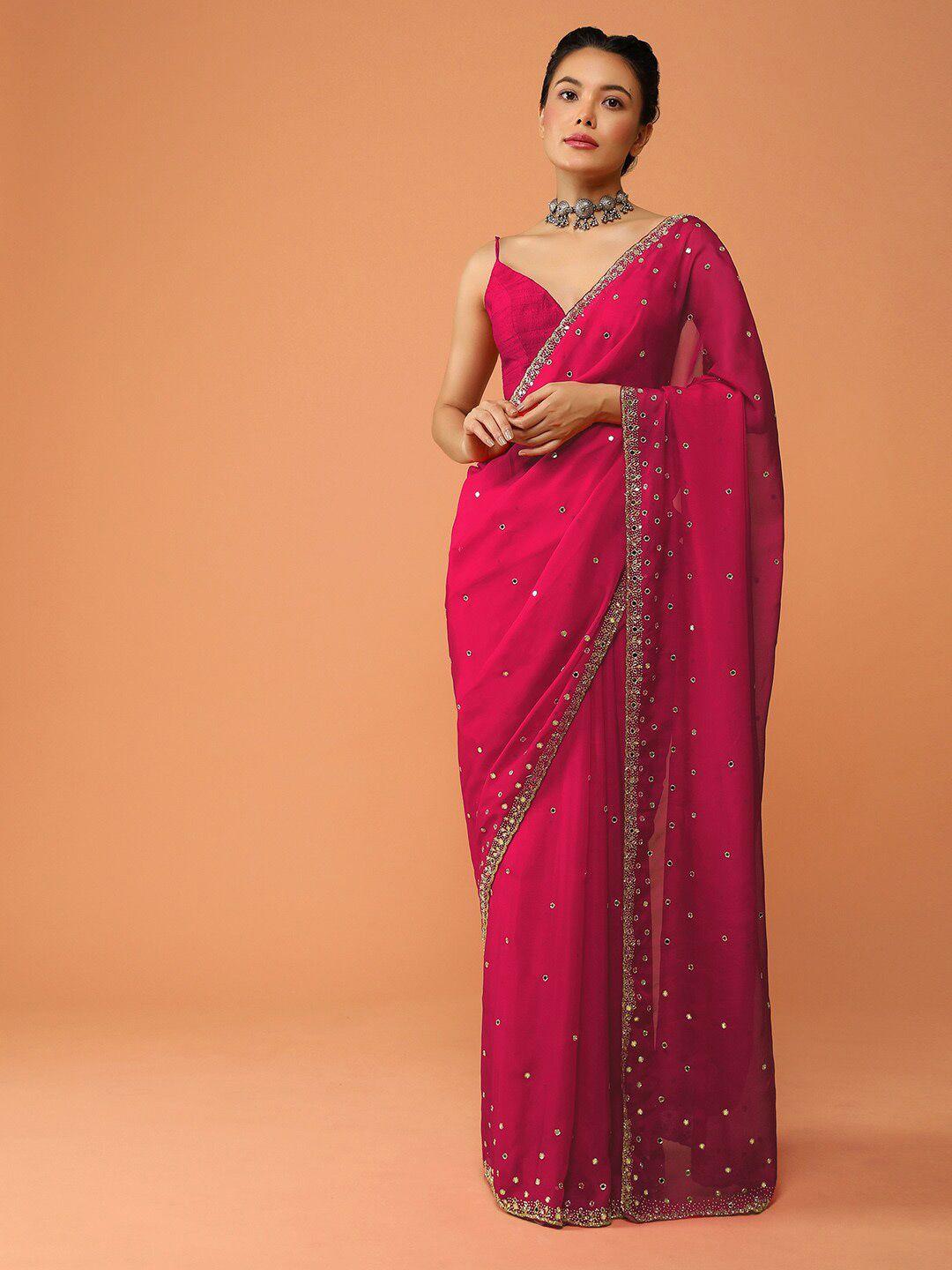 kalki fashion embellished embroidered saree