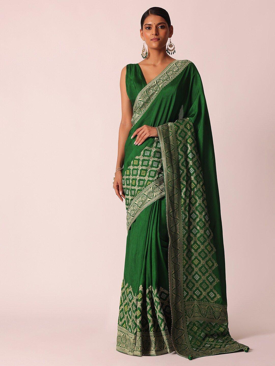 kalki fashion ethnic motifs woven design saree