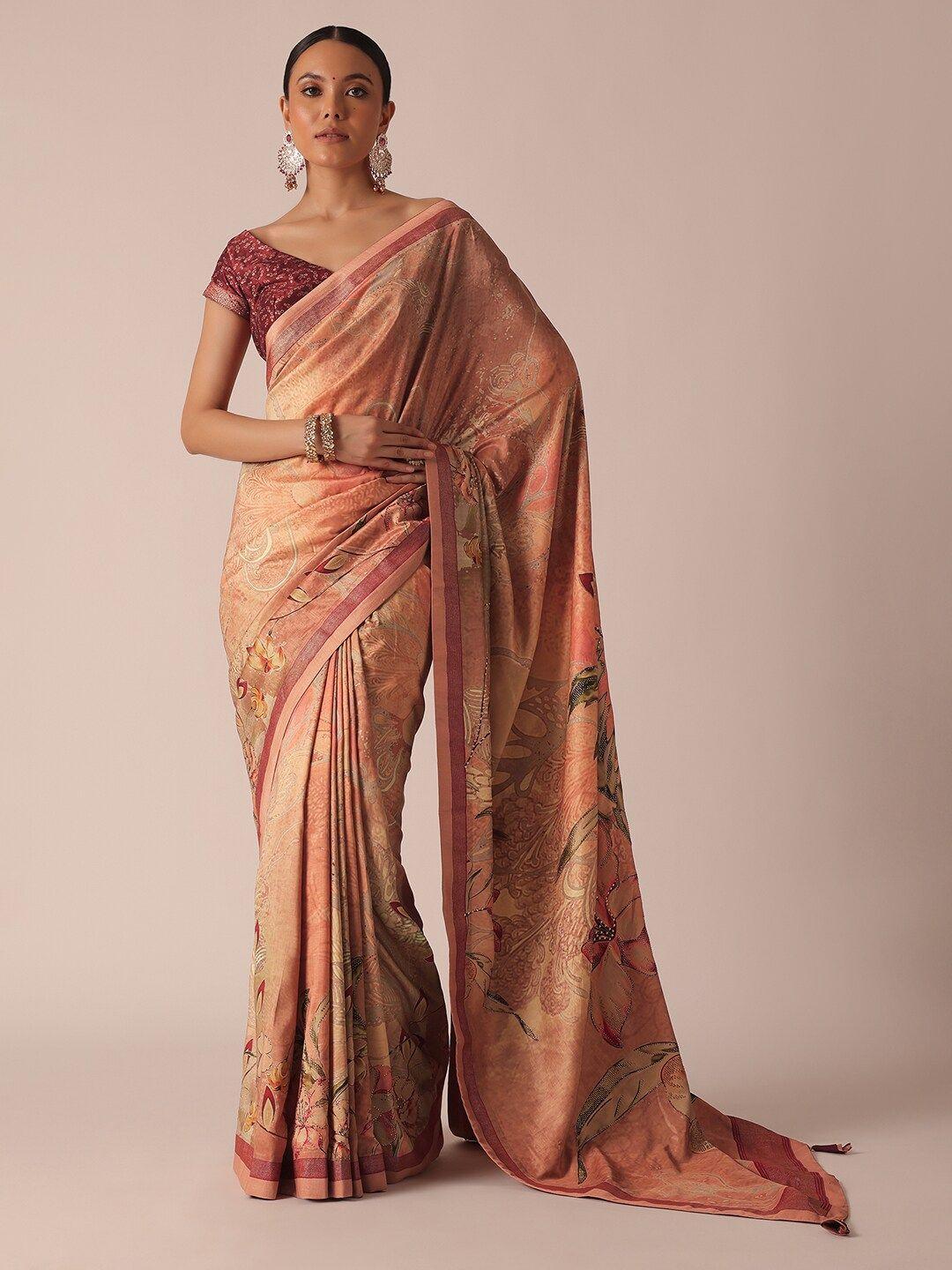 kalki fashion kalamkari digital printed saree