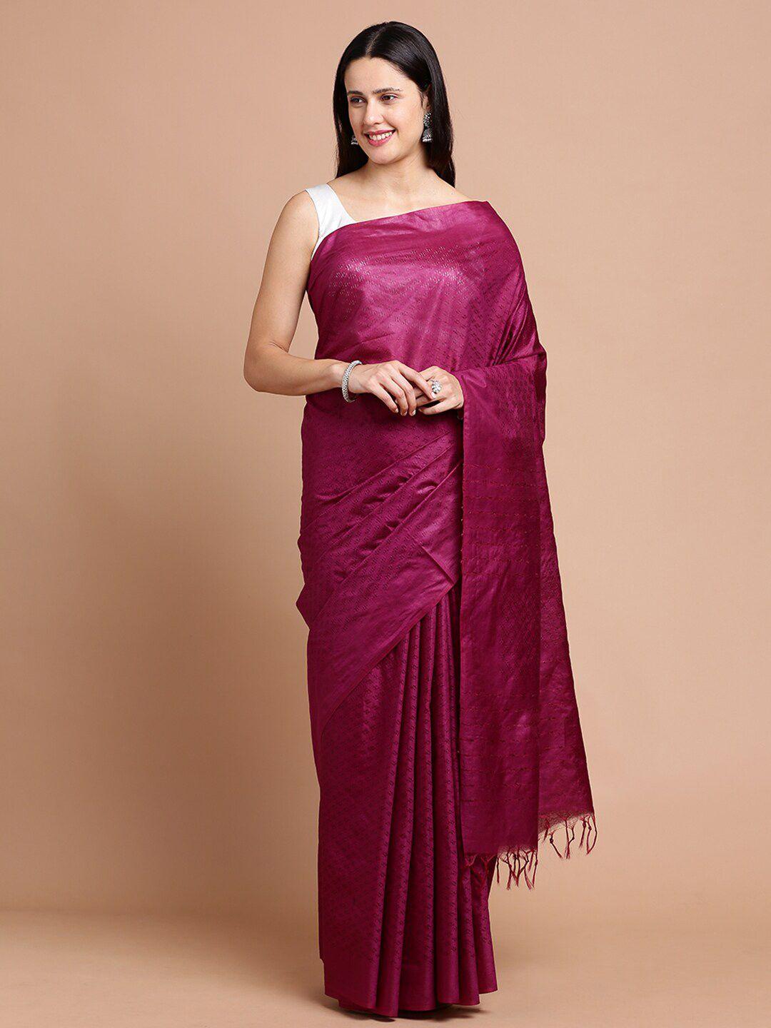 kalyan silks ethnic motifs woven design silk cotton saree