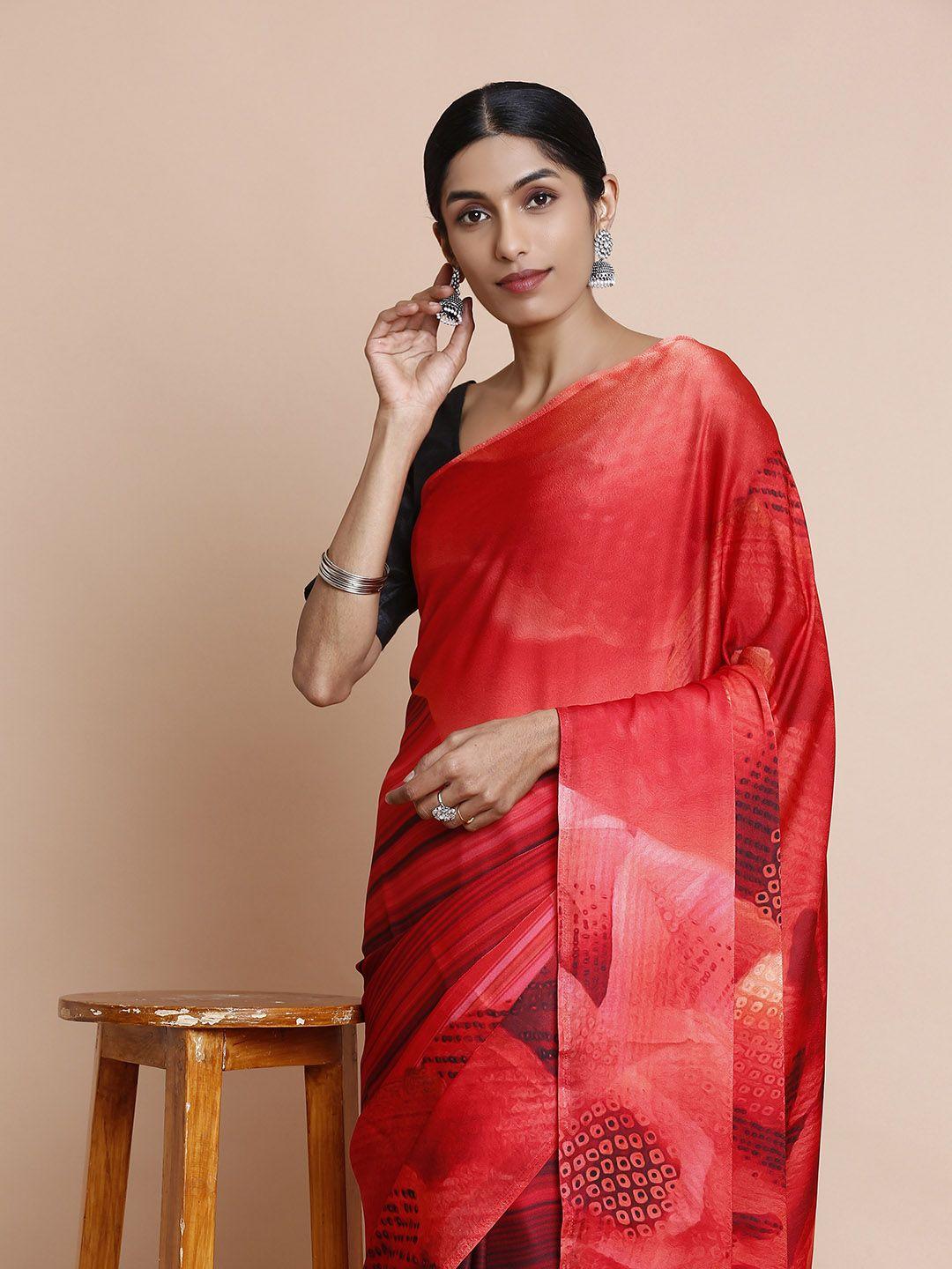 kalyan silks floral printed muga saree