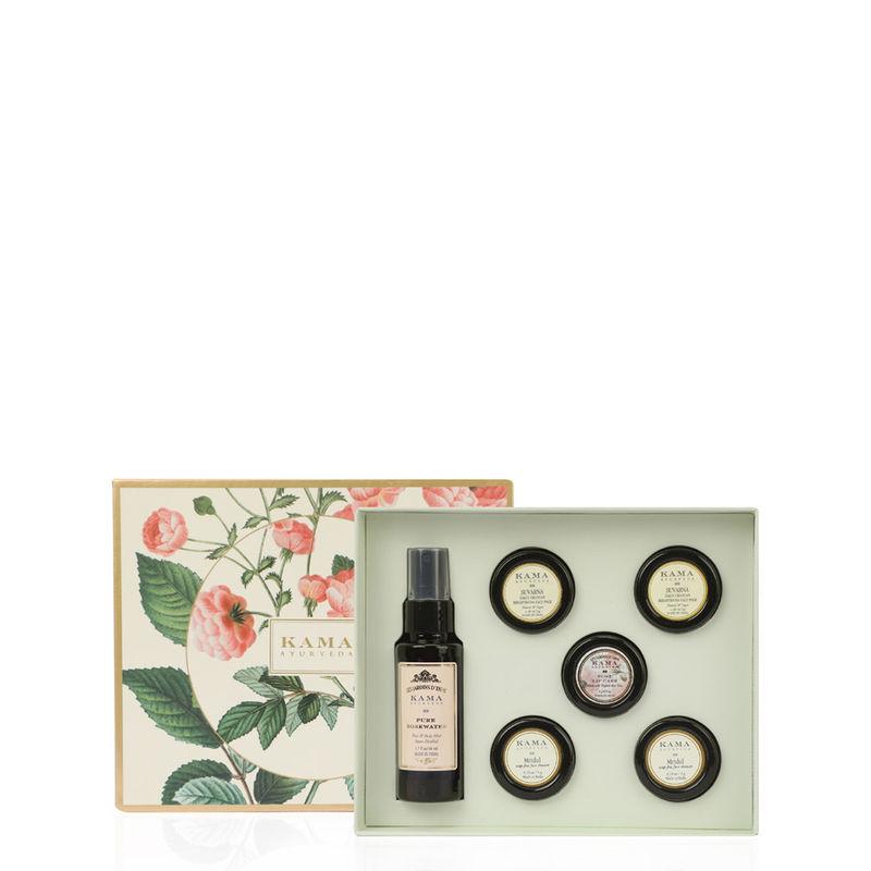 kama ayurveda at home facial gift box