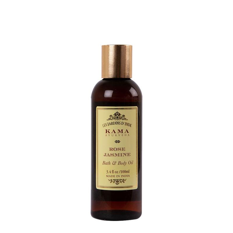 kama ayurveda rose jasmine bath and body oil