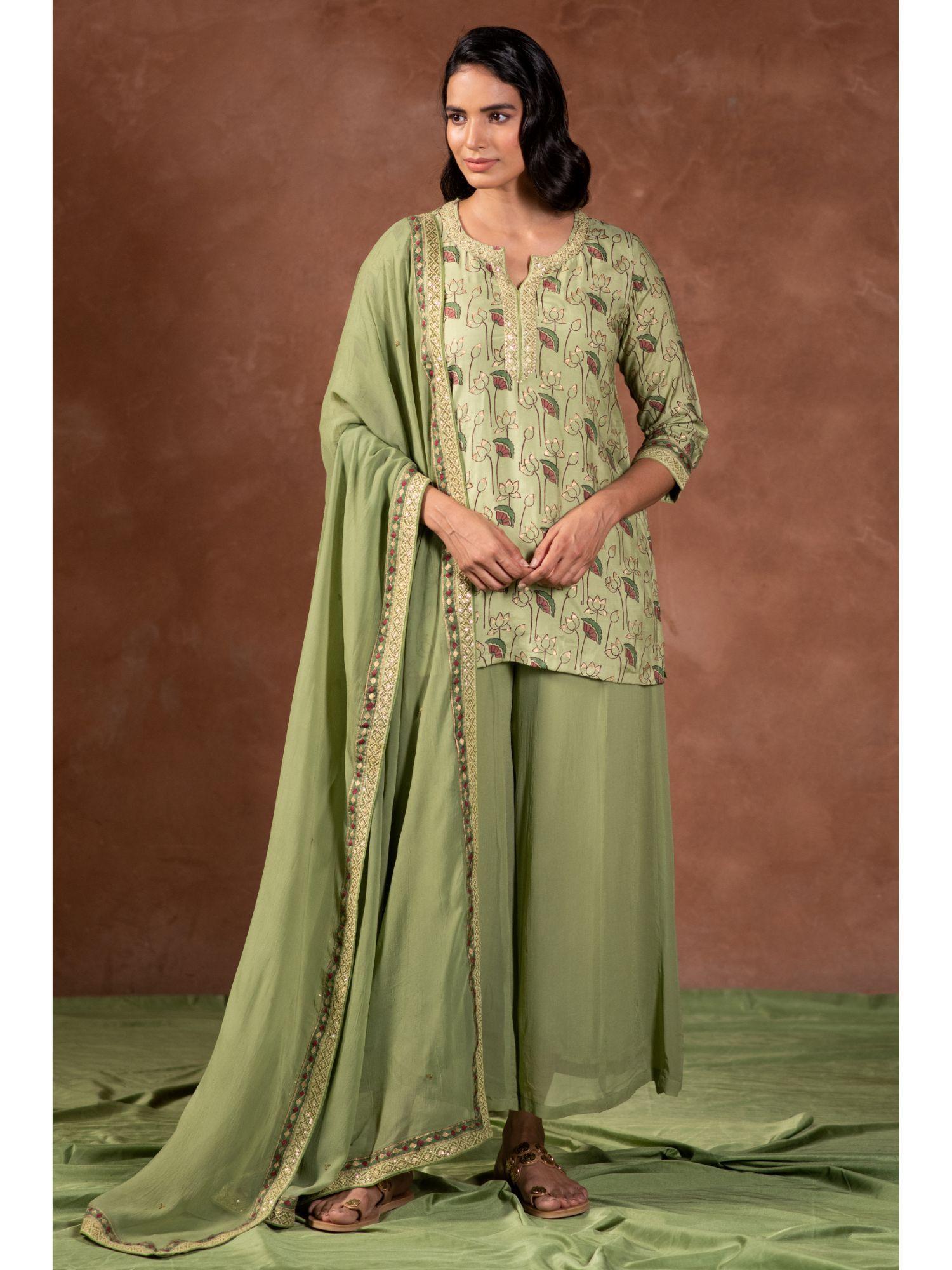 kamal kurta in green