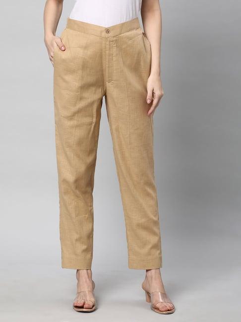 kami kubi beige linen pants