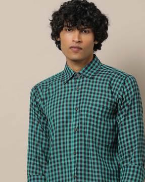 kamla south cotton checked shirt