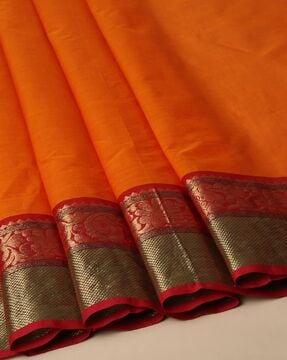 kanjeevaram fine cotton dress material