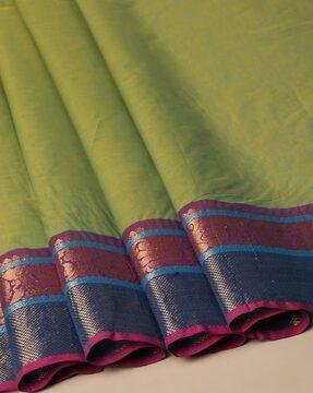 kanjeevaram fine cotton dress material