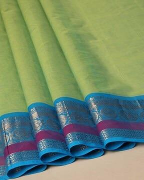 kanjeevaram fine cotton dress material