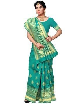 kanjivaram banarasi jacquard silk saree