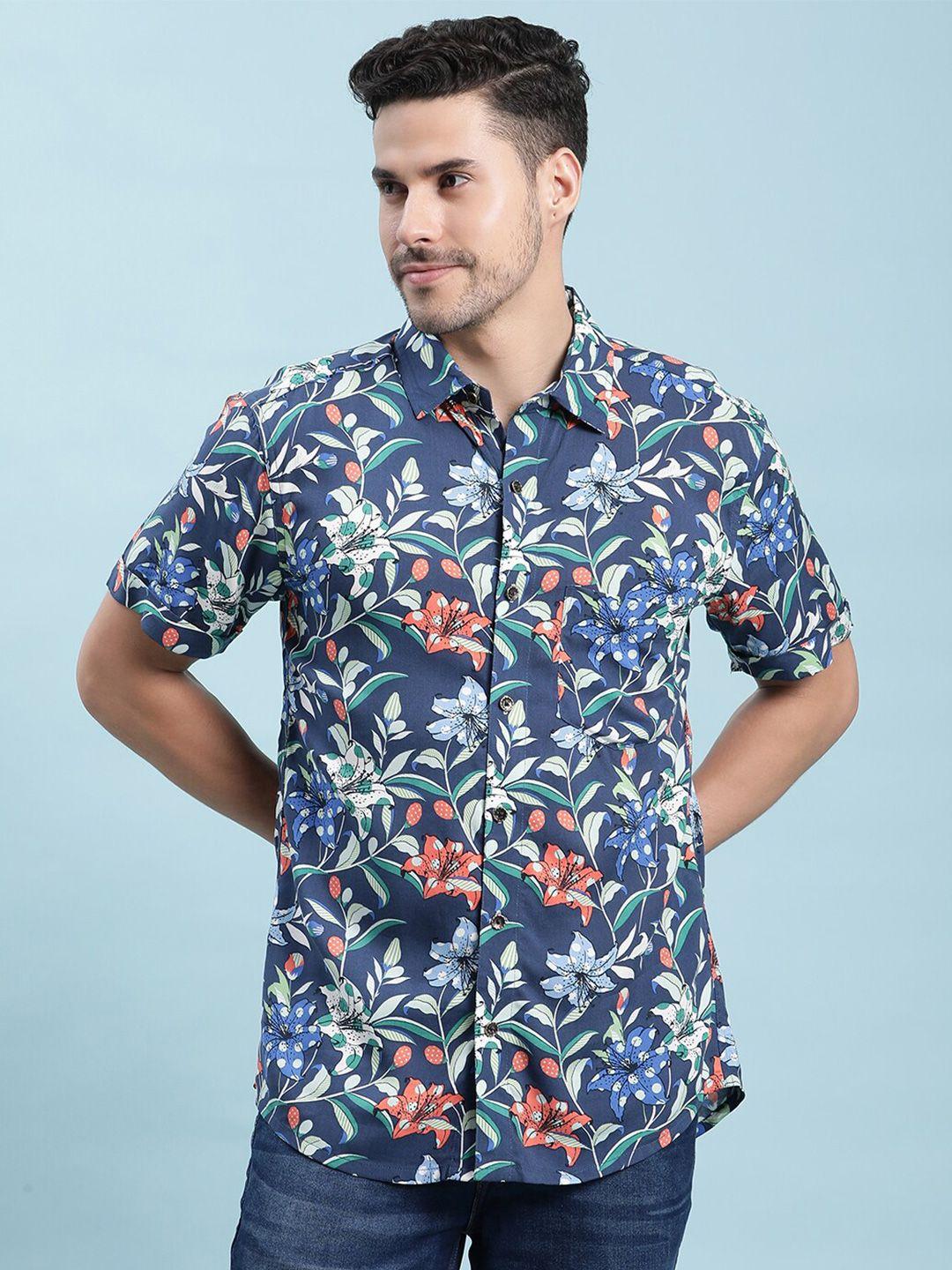 kannan floral printed cotton casual shirt