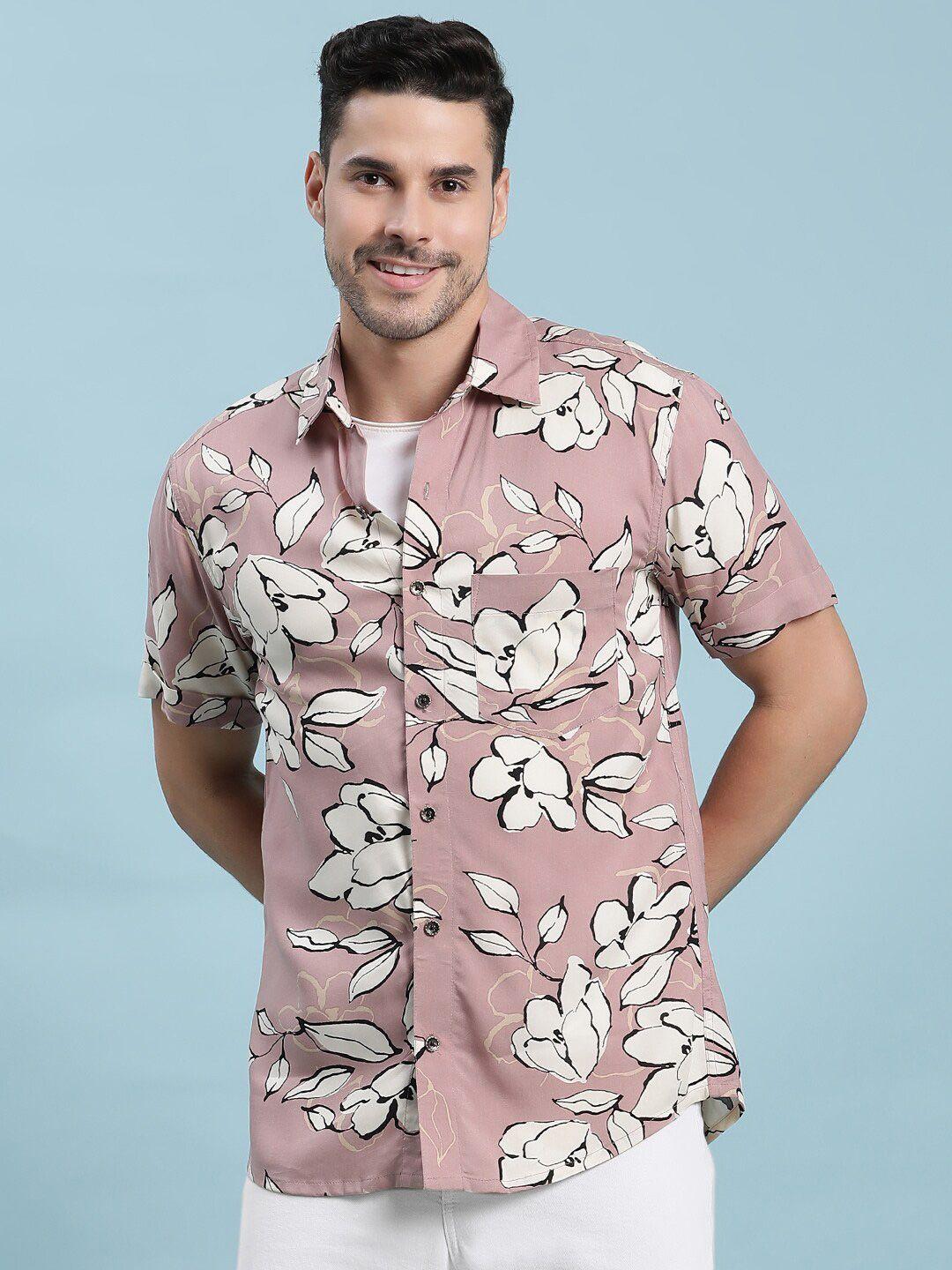 kannan floral printed cotton casual shirt