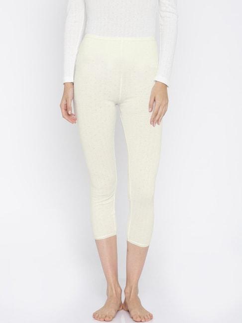 kanvin off white thermal tights