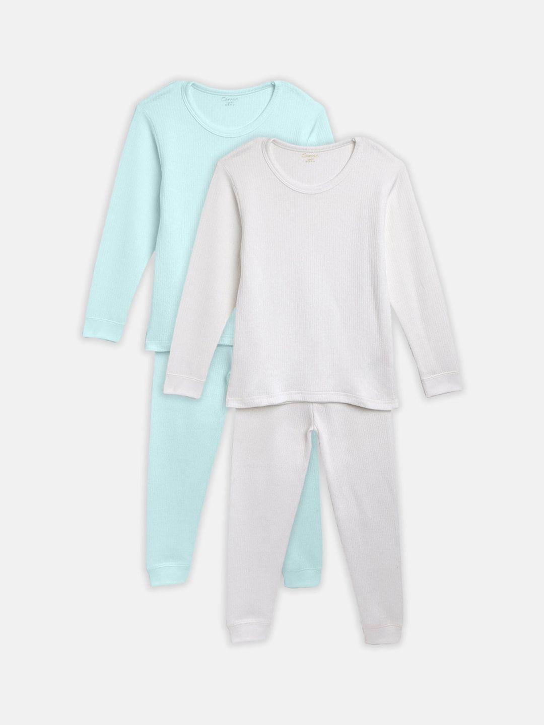 kanvin boys pack of 2 solid thermal set