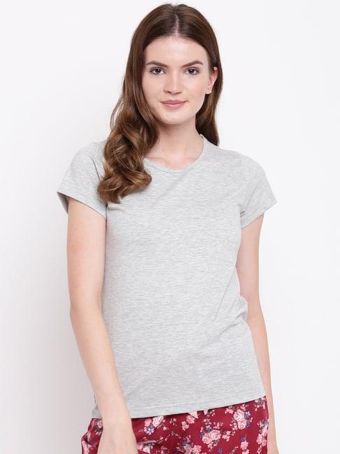 kanvin grey round neck t-shirt