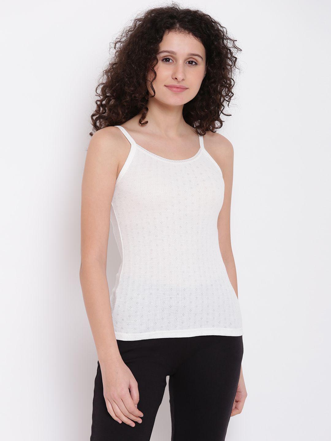 kanvin women off-white thermal top 2110