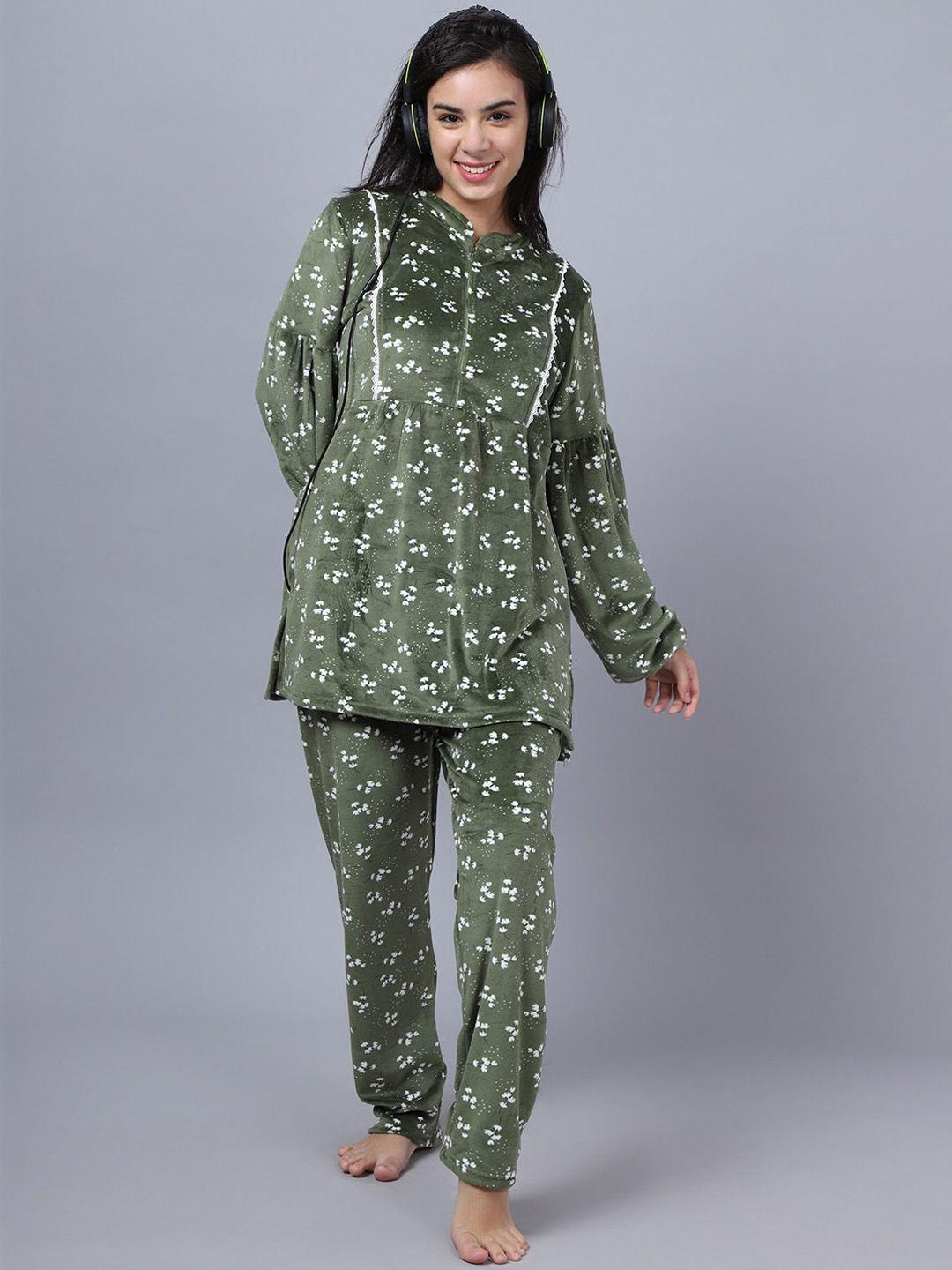 kanvin women printed night suit